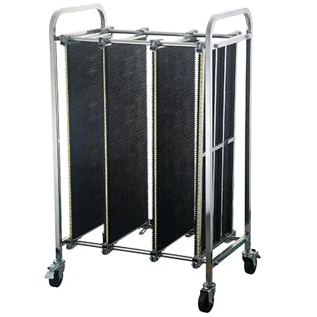 durable high quality factory esd antistatic pcba cart   pcb transport trolley cart