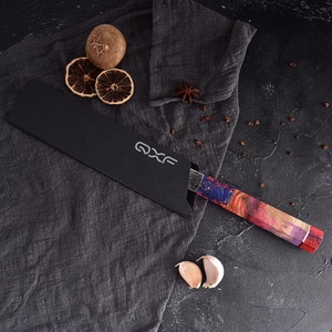 Cuchillo de cocina Kiritsuke de Damasco hecho a mano japonés de <span class=keywords><strong>8</strong></span> pulgadas VG10, cuchillo de Chef de Damasco con mango octogonal - Product Image 2