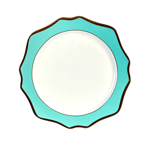 <b>Cheap</b> China Dishes Noritake Dinnerware Sets Wholesale Ceramics Fine Bone China Vajilla De Light Green Sun Flower - Product Image 5