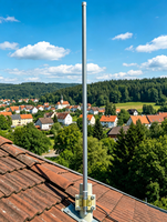 Antena Wifi 2.4G 8dbi, Antena Omnidireccional de Fibra de Vidrio para Exteriores, Antena de Alta Ganancia