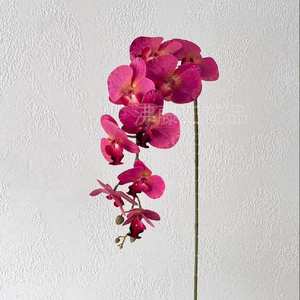 Venta al por mayor Real Touch 3D impresión Flor de Orquídea artificial para la decoración de la boda <span class=keywords><strong>9</strong></span> cabezas - Product Image 6