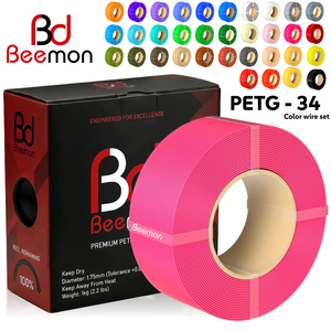 Filamento de Plástico para Impresora 3D BEEMON de la Mejor Calidad, 1.75mm/2.85mm, Filamento PETG, Materiales para Impresora 3D FDM - Product Image 1