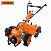Cultivador Rotatorio Trasero de Gasolina de Alta Eficiencia con Cuchillas Contrarrotatorias para Terrenos Agrícolas 9HP, Logotipo OEM Personalizado Disponible