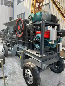 Versão diesel móvel do equipamento de esmagamento de mineração