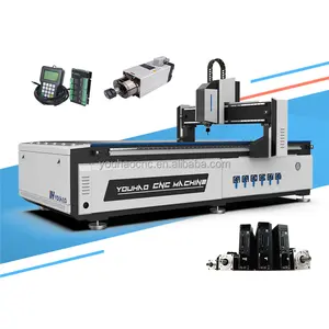 48X48 220V Single Phase 4Axis Dwin Nhật Bản Super Star 5d Cnc Máy Khắc Gỗ Jinan Nhanh Cnc Router Sản Xuất Tại Ý