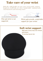 Ensemble de tapis de souris et repose-poignet en caoutchouc, Logo Oem et ODM, mousse à mémoire de forme, nouveau