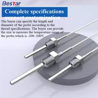 Sensor de Temperatura para Calentador de Agua con Rosca M12 1/2"NPT PT100 RTD para Hornos Industriales -200~200 ℃   Personalizable 304 / 316L