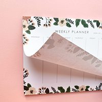 Benutzer definiertes Logo gedruckt a4 a5 unbeschichtetes Papier Notizbuch 52 Blatt Kalender Notiz blöcke Notizblock