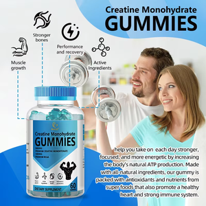 DUOZI <b>Creatine</b> <b>Monohydrate</b> Gummies 5000mg with BCAA 60 Count Muscle Growth Dietary Supplement - Product Image 2