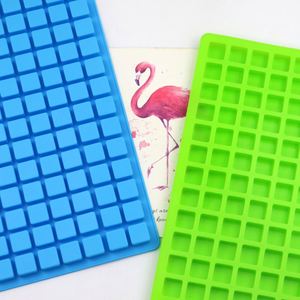 Khuôn Sô Cô La Thả 367 Với Hình Vuông 126 Lỗ, Khay Đá Viên Silicon Dụng Cụ Nhà Bếp Dụng Cụ Khuôn Xà Phòng Khay - Product Image 1