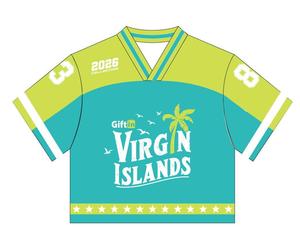 Diseño Gratuito de Recuerdos Deportivos, Camisetas de Viaje a Islas Vacacionales, Camisetas de Fútbol Americano Sublimadas para Jóvenes, Corte Cuadrado - Product Image 2