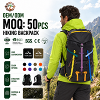 Sacs de sport de randonnée pour femmes, sacs à dos de voyage imperméables en nylon 25L pour le camping et la randonnée