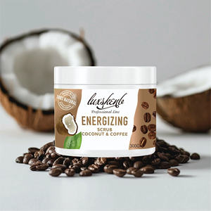 Exfoliante Corporal Vegano de Azúcar, Vitamina E, Café y Aceite de Coco con Fragancia a Frutas para Todo Tipo de Piel - Product Image 2