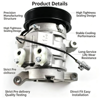 Compresseur de climatisation neuf d'usine 10S11C AC 447260 8020 88310 0K110 88310 0K132 pour Toyota Hiace Hilux Vigo RAV4