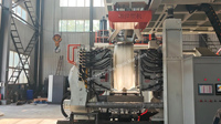 Máquina monostación de extrusión-soplado automática de alta precisión para IBC HDPE con PLC y bajo consumo energético