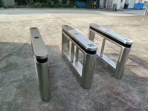 Nessun rumore Anti collisione motore Brushless eccellente controllo accessi edificio cancello a battente tornello moderna barriera a battente - Product Image 3