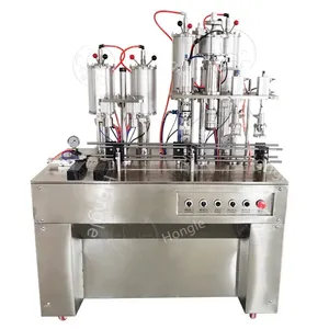 Toptan fabrika satış Aerosol sprey kutusu dolum makinesi için alkol sprey Mdi Oral sprey dolum makinesi s Aerosol