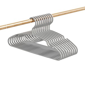 Xitianlong Non Marking Anti Slip Grooved Rectangle Standing Type Clothes <b>Hanger</b> 10 Piece Pack for Clothes Pants Ties Storage - Product Image 2