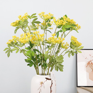 Flores Artificiales de Encaje, Ramo de 2 Cabezas, Alta Simulación, Plástico, Decoración para el Hogar - Product Image 2