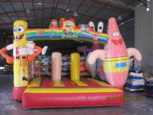 Châteaux gonflables animaux de 13 pieds pour la location commerciale de fêtes d'enfants en plein air - Product Image 1