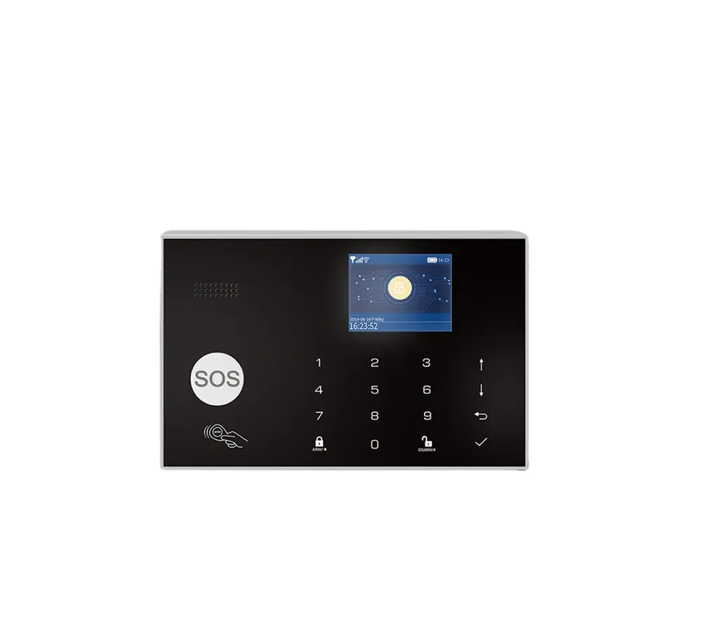 Tuya Smart WiFi GSM Home Security Alarm System 433MHz Wireless Wire Burglar Alarm Kit Works With Google APP Remote Control