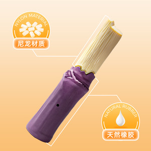 Juguete para Perros Dispensador de Golosinas de Caña de Azúcar Serie Frutas, Morado y Blanco, Palo Masticable Interactivo para Limpieza Dental, Juguetes para Mascotas - Product Image 2