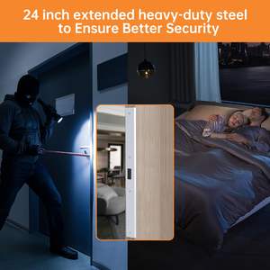 Kit de réparation de montant de porte intérieure pour plaque de gâche étendue intérieure plaque de renfort pour pêne dormant de porte intérieure - Product Image 6