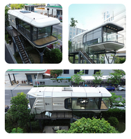 Maison capsule en structure préfabriquée en acier, panneau sandwich, usage polyvalent, appartement, maison d'hôtes, bureau de jardin, pièce de jardin
