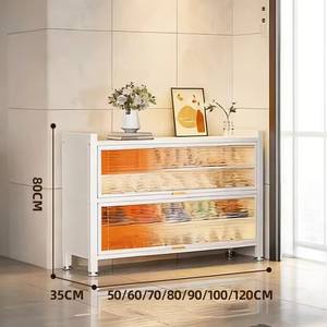 <span class=keywords><strong>Scarpiera</strong></span> <span class=keywords><strong>Mobile</strong></span> Moderna <span class=keywords><strong>di</strong></span> Lusso in Acciaio con <span class=keywords><strong>Design</strong></span> Ecologico per Arredamento Soggiorno Facile da Montare - Product Image 2