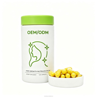 Capsules de biotine et compléments Nutrafol les plus vendus favorisent la croissance des cheveux chez la femme, contenant du collagène et de la vitamine C