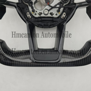 Wholesale High Quality Carbon Fibre Perforated Leather <b>for</b> Audi A3 A4 A4L A5 A7L A8 Q5 Q7 B9 A6 R8 <b>Steering</b> <b>Wheel</b> - Product Image 5
