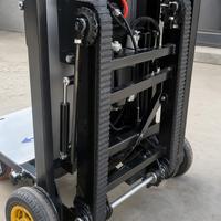 Chariot de manutention industriel robuste 48V conforme CE, capacité 400 kg, pour entrepôt et logistique, avec fonction de montée d'escaliers et réponse rapide - Vente chaude