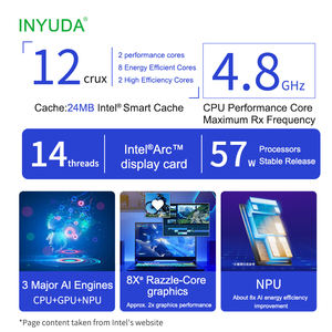 2025 Mini <span class=keywords><strong>PC</strong></span> de jeu puissant Intel Ultra7 155H 16 Go DDR5 1 To SSD, bureau NUC <span class=keywords><strong>compact</strong></span> haute performance pour les joueurs et les créateurs - Product Image 5