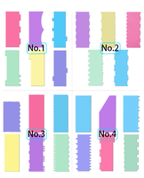 Lot de 5 spatules lisseurs de bordure pour gâteaux, grattoirs à pâtisserie en plastique, outils de cuisson et de pâtisserie