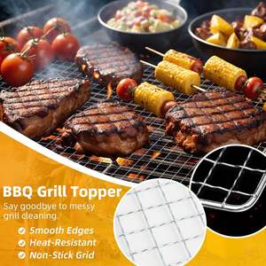 Griglia BBQ Portatile Usa e Getta di Prima Scelta, Rete Resistente al Calore Antiaderente per Campeggio, Picnic e Giardino - Product Image 4