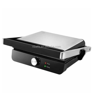 Aifa gril à <span class=keywords><strong>panini</strong></span> détachable <span class=keywords><strong>XL</strong></span> à 4 tranches en acier inoxydable gril à <span class=keywords><strong>panini</strong></span> électrique domestique avec couvercle supérieur en acier inoxydable - Product Image 1