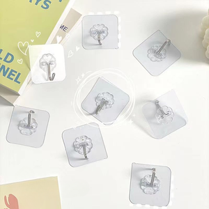 Meilleure Vente Crochet Adhésif Mural Multifonctionnel 6 <span class=keywords><strong>cm</strong></span> Sans Trace, Autocollant Nordique - Product Image 1