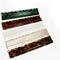 Set Rak Mahjong Akrilik Bermotif Siput Marmer Ivy Grosir, Set Rak Mahjong Akrilik Bermotif Siput Tortoise untuk Hiburan Saudara Perempuan