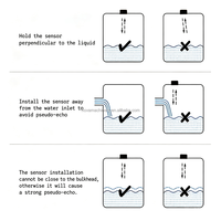 Capteur de niveau de liquide ultrasonique pour réservoir d'eau Tuya APP, contrôleur de pompe automatique, produits pour maison intelligente, alarme, moniteur, indicateurs, jauges