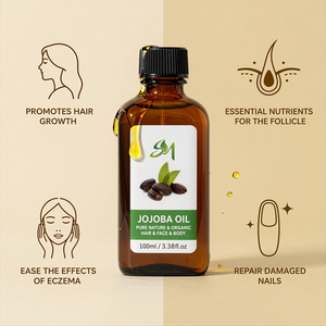 Huile de jojoba biologique raffinée multi-usages en vrac, pressée à froid, de qualité cosmétique, huile de support pour les soins capillaires, vente en gros - Product Image 5