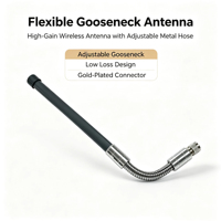 Antenne en fibre de verre étanche Lora 900 MHz 3-5 dBi de 20 mm de diamètre et 30 cm de long pour communication 4G 5G longue portée en extérieur