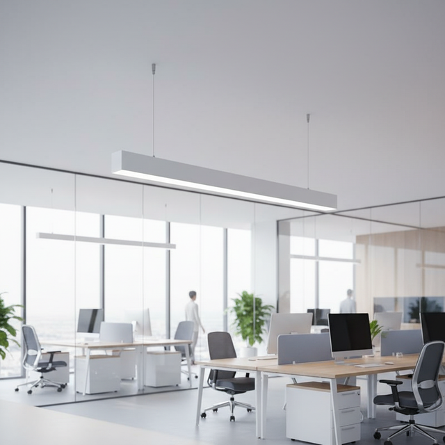 LED Strip Light Aluminum Office Shadowless Cross-Border 160lm Diffuser Board Commercial Hanging Line Splicing 2-Year Warranty