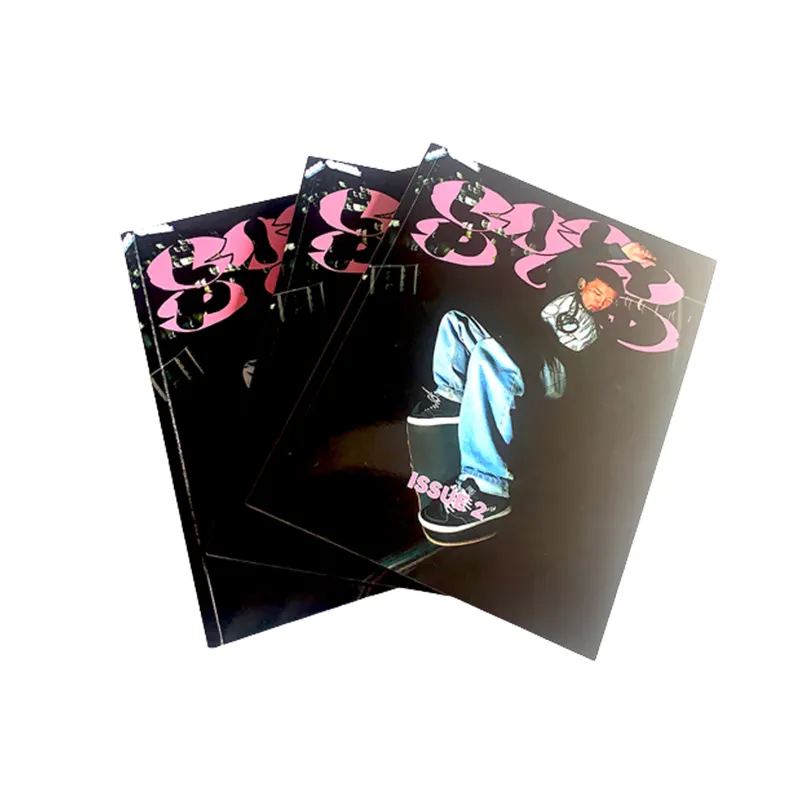 Iyi tasarlanmış yüksek kaliteli broşür broşür dergisi katalog tam renkli ucuz Vogue dergi baskısı