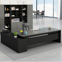 Bureau de direction moderne, table de direction, mobilier de bureau, bureau de luxe