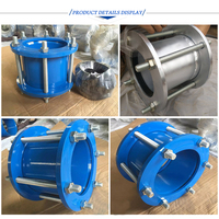 Adaptateur de tuyau à bride en fonte ductile de qualité industrielle, moulé, PN10-PN16, résistant à la corrosion