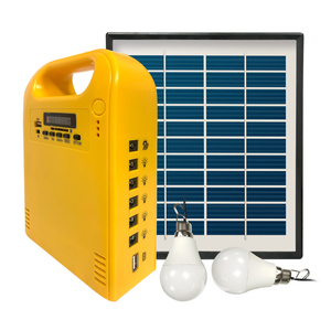 Système de stockage d'énergie solaire portable avec panneau solaire 5W, batterie LiFePO4 et contrôleur PWM pour l'éclairage solaire domestique dans <span class=keywords><strong>les</strong></span> zones rurales - Product Image 2