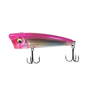 Nouveautés printemps : leurres de pêche Lutac, leurres popper 75mm 9.5g, appâts de pêche durs en plastique, nouveaux produits en promotion. - Product Image 5