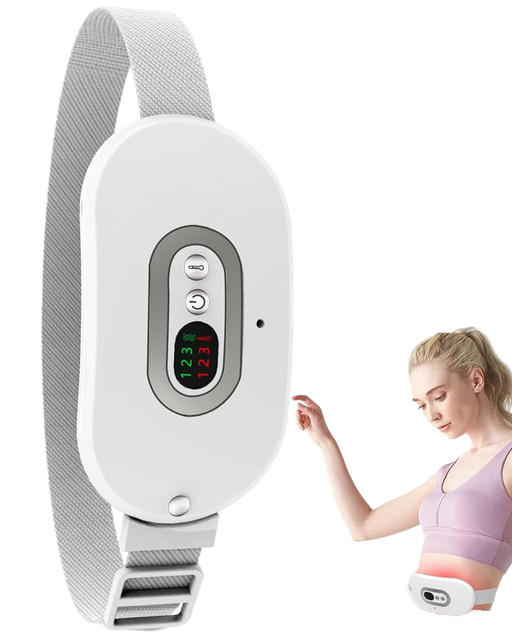 Women's Portable Electric EMS Waist Massage Belt Smart Heating with Adjustable Temperature Body Application