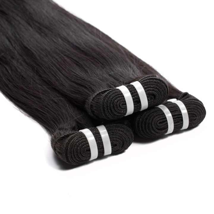 XBL Raw Human Hair Clip In Human Hair Extension Bundles Weaves Lace Front Brazilian Russian Extensions Silky Straight by Models