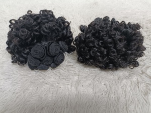 Extensions de cheveux naturels humains en vrac Letsfly, boucles lâches, 12 pouces, 20 grammes/pièce, tissage de cheveux brésiliens Remy - Product Image 3